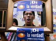 A supporter of defeated Mexican presiden A supporter of defeated Mexican presiden